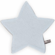 Doudou plat étoile Classic bleu ciel (30 x 30 cm)  par Baby's Only