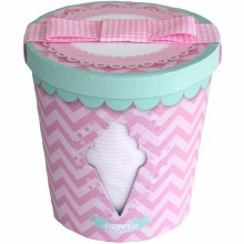 Coffret cadeau de naissance Pot de glace rose (0-3 mois)  par Minene
