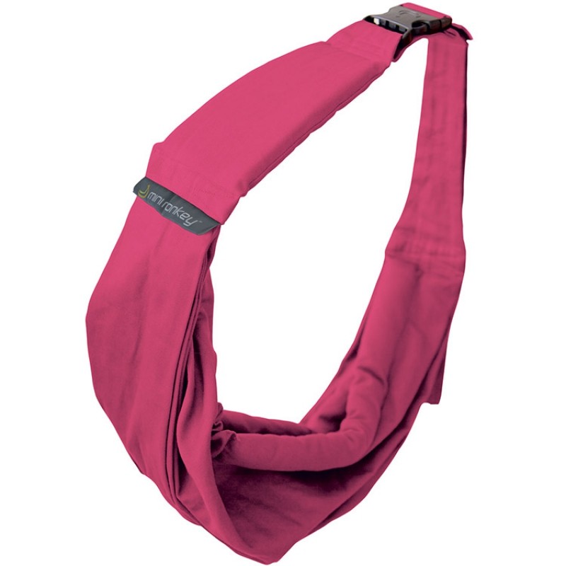 Porte bébé Baby Sling fuchsia Minimonkey