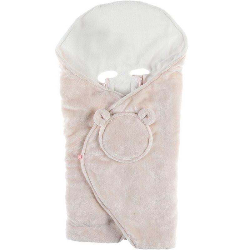 Couverture nomade Groloudoux Mix & Match rose clair Noukie's