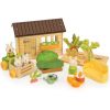 Set de jardin avec lapins et potager en bois Tender Leaf Produit 1