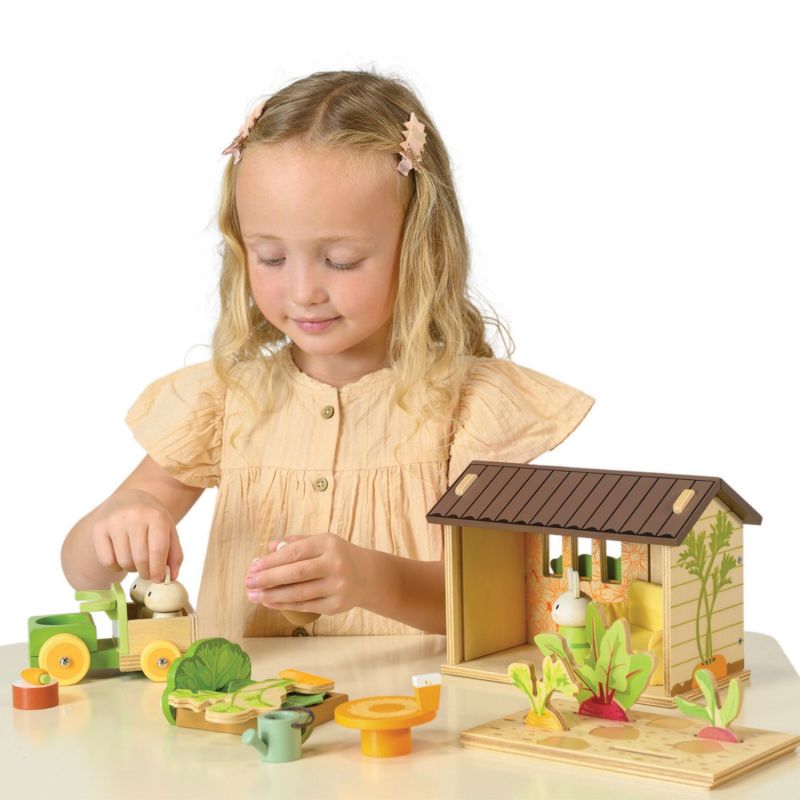 Set de jardin avec lapins et potager en bois Tender Leaf Produit 9