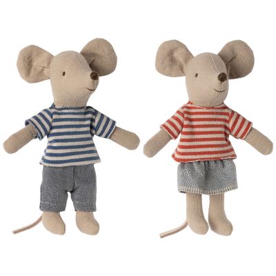 LouiMax et Stella Petit frère et sœur souris Maileg