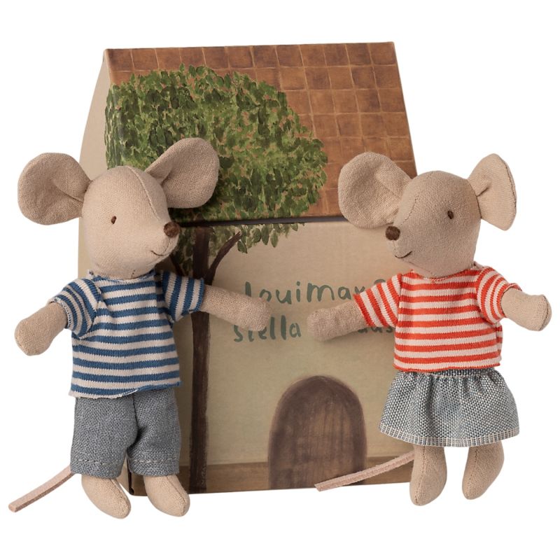 LouiMax et Stella Petit frère et sœur souris Maileg Produit 6