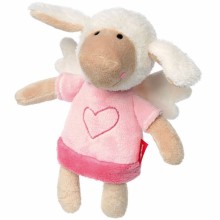Peluche mouton ange gardien rose (22 cm)  par Sigikid