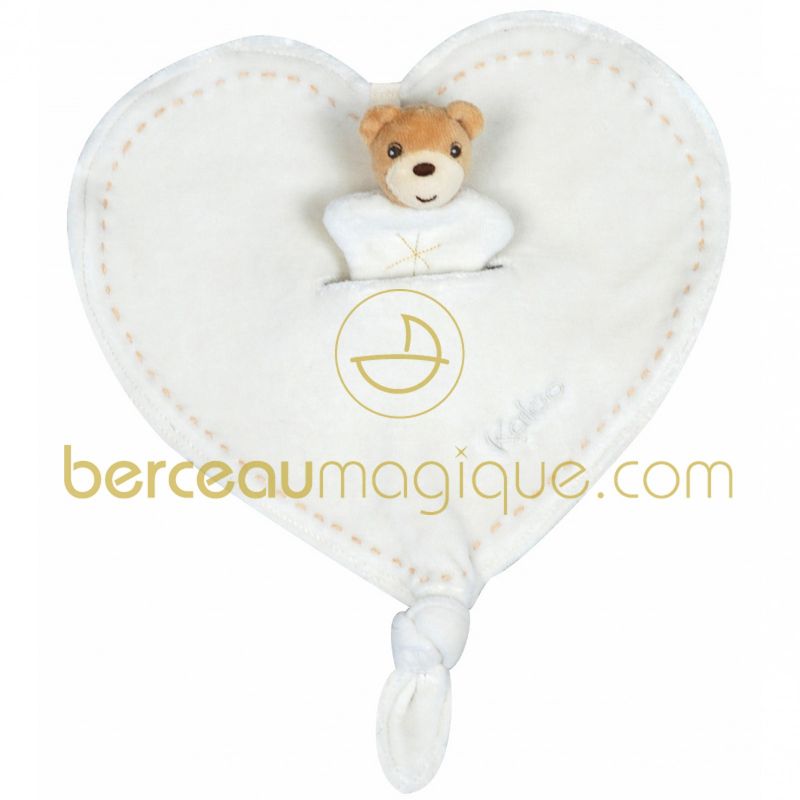 Doudou coeur Naturel by Kaloo Kaloo