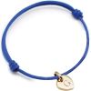 Bracelet cordon 1 charm coeur personnalisable (plaqué or)  par Petits trésors