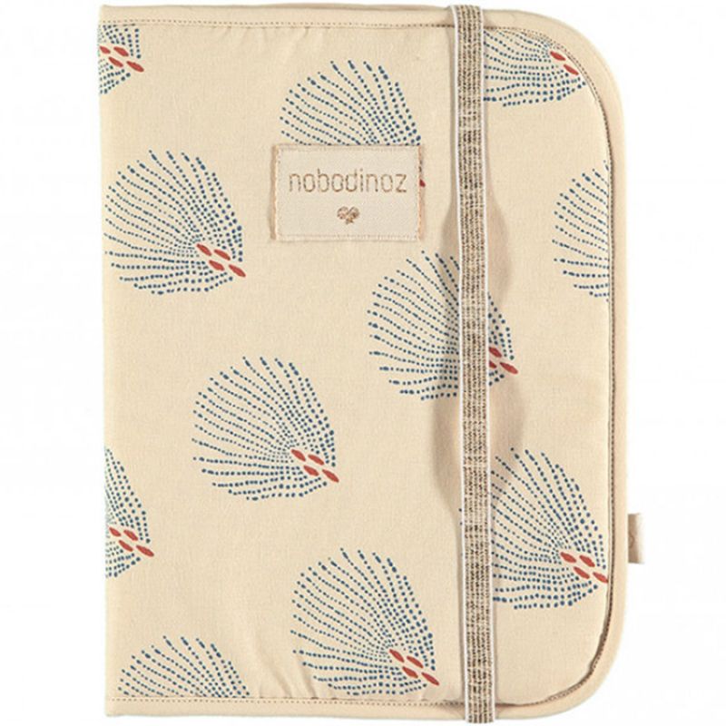 Protège carnet de santé Poema Blue Gatsby Cream Nobodinoz