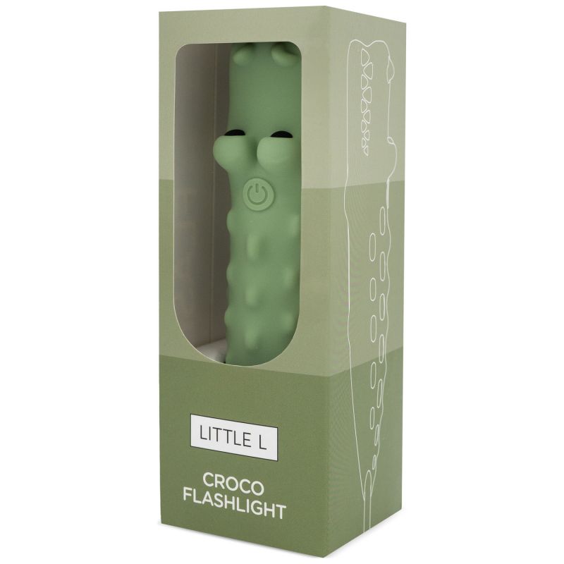 Lampe de poche en silicone Crocodile Little L Packaging 7