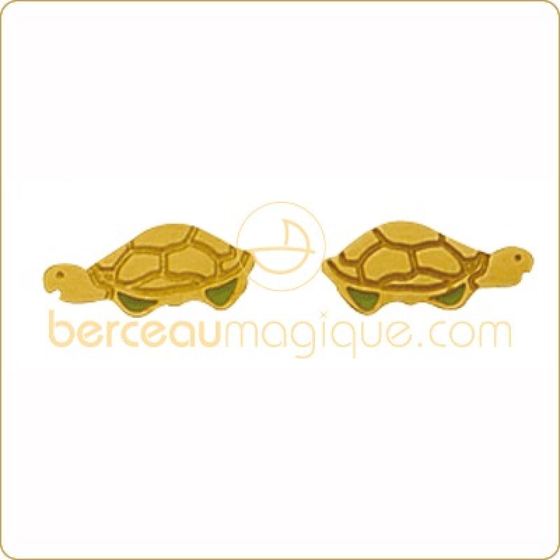 Boucles d'oreilles Tortue (Or jaune) Maison Augis