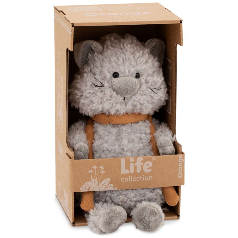 Chat avec saucisses Buddy (25 cm assis) Orange Toys Packaging 5