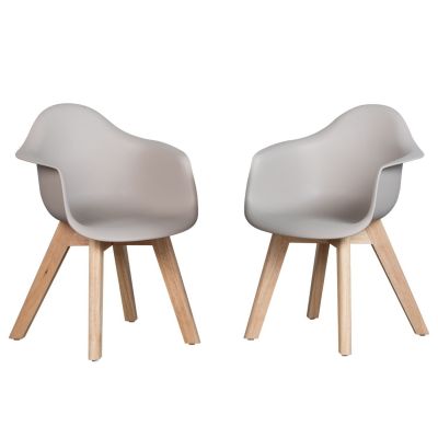 Lot de 2 chaises enfant Argile  par Quax