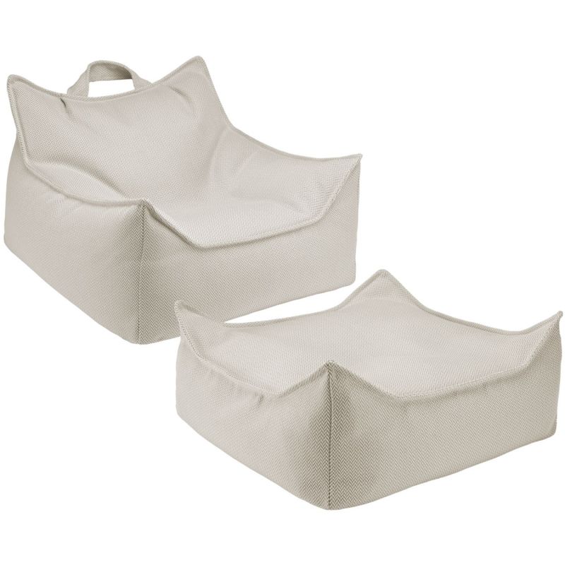 Fauteuil pouf et repose-pieds Terra Outdoor Wigiwama Produit 1