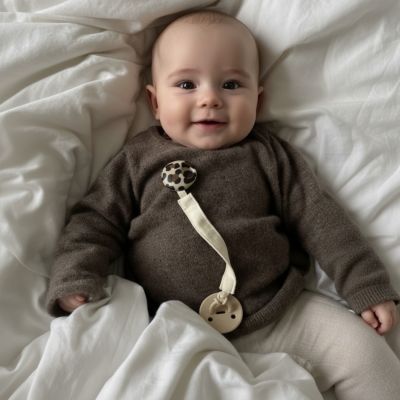 Attache-tétine Pebble Graouu