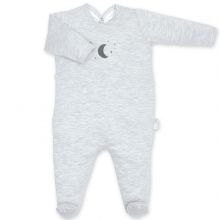 Pyjama léger jersey Bmini gris à points plum (3-6 mois : 60 à 67 cm)  par Bemini