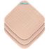 Lot de 3 débarbouillettes en mousseline rose pâle (30 x 30 cm) - Lässig Lot de 3 débarbouillettes en mousseline rose pâle (30 x 30 cm) - Lässig