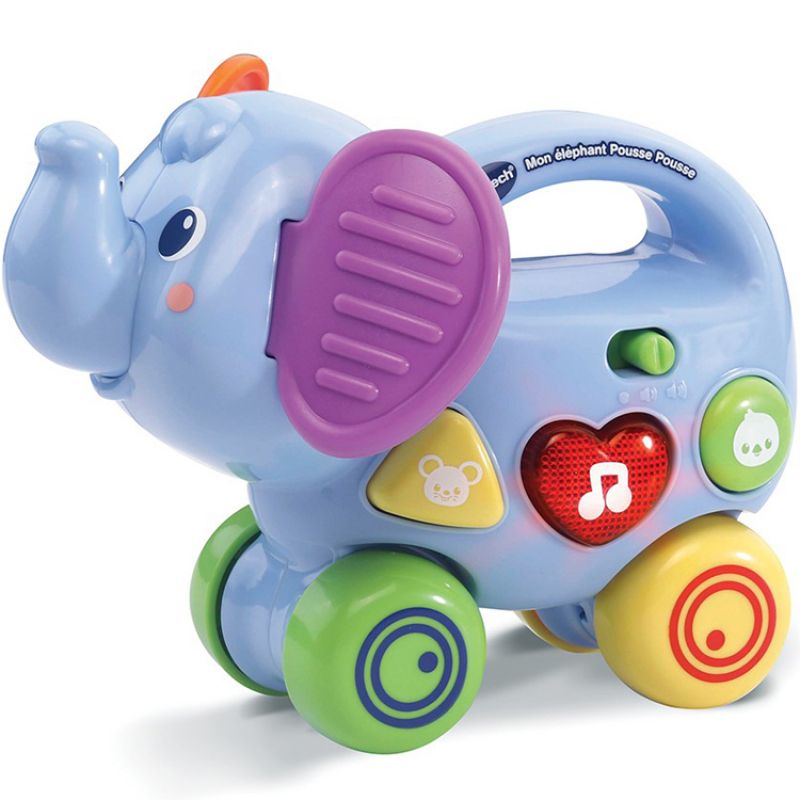 Jouet à roulettes Mon éléphant Pousse Pousse VTech