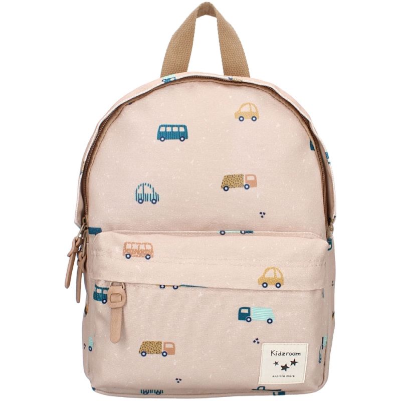 Sac à dos enfant Sweet Cuddles Voitures beige (31 cm) Kidzroom Produit 1
