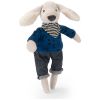 Peluche chien Pilou bleu Puce & Pilou (30 cm)  par Moulin Roty