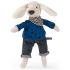 Peluche chien Pilou bleu Puce & Pilou (30 cm) - Moulin Roty