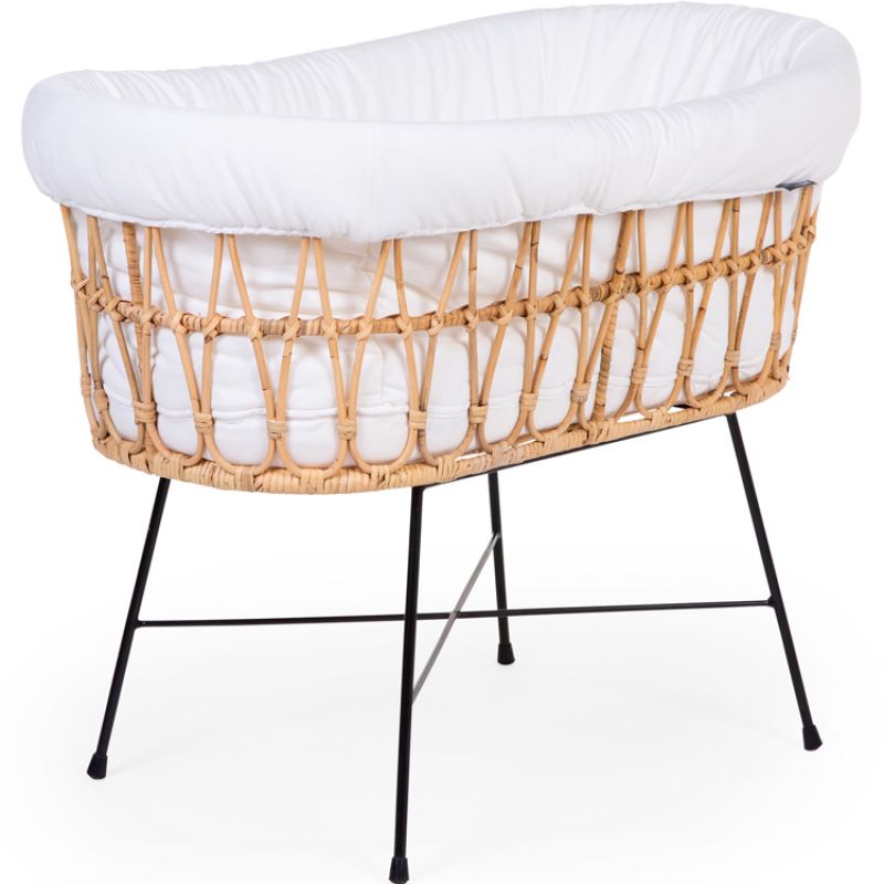 Berceau en rotin avec pieds en métal - Reconditionné Childhome Produit 1
