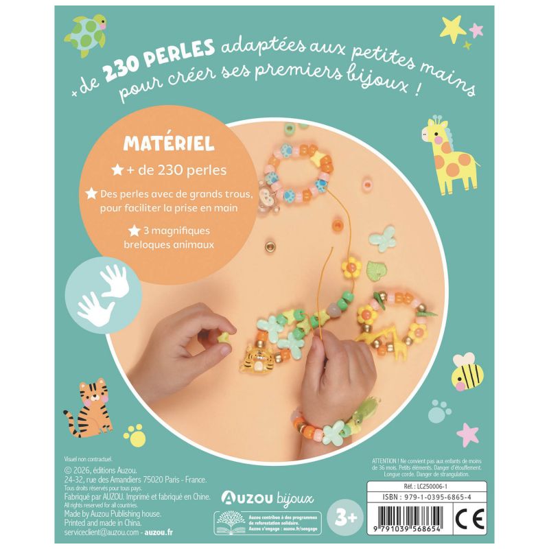 Coffret Mes Premiers bijoux Animaux Auzou Editions Produit 4