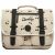 Variation Blanc, noir du produit Cartable A4 primaire Beige Cherry (38 cm) de la marque Caméléon