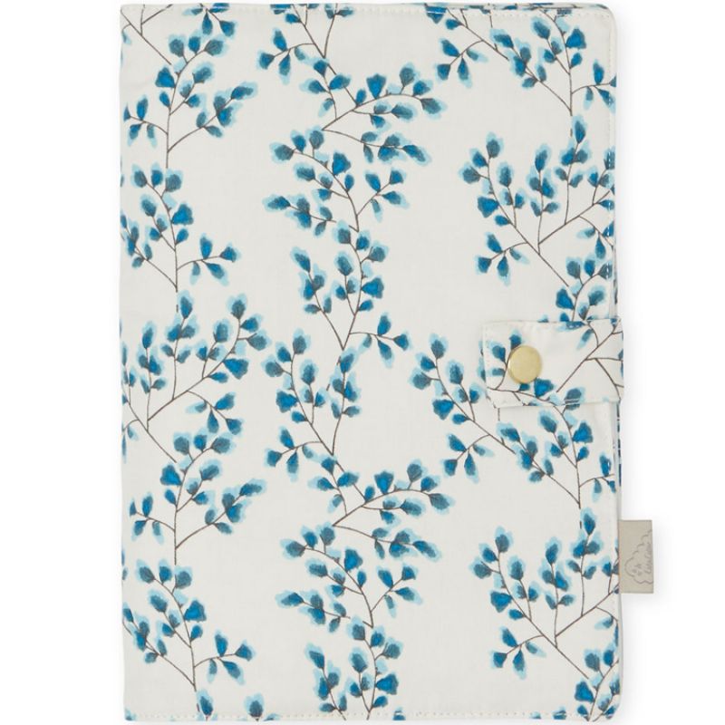 Protège carnet de santé Fiori bleu Cam Cam Copenhagen
