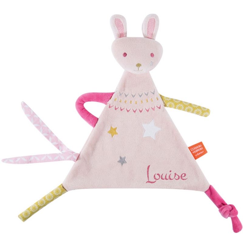 Doudou Z'anepasperdre lapin (personnalisable) L'oiseau bateau