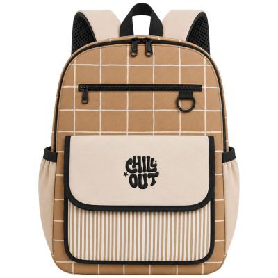 Sac à dos enfant Noé caramel (38,5 x 31 cm) Zakuw