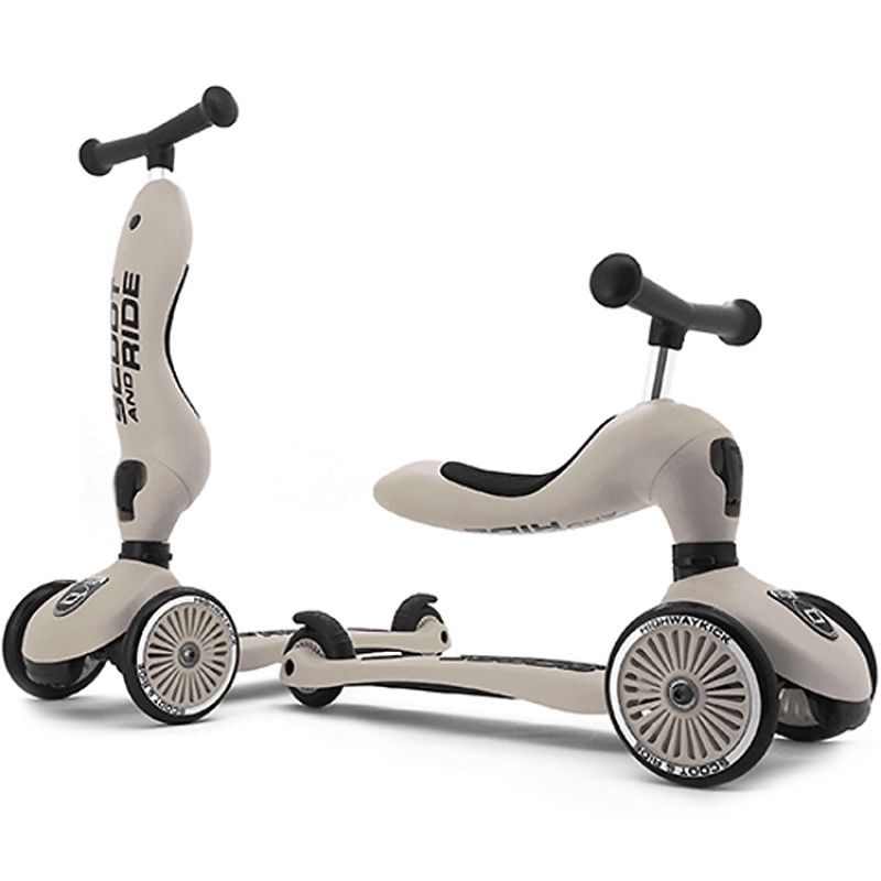 Porteur évolutif en trottinette Highwaykick 1 beige - Reconditionné Scoot And Ride