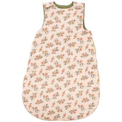Gigoteuse gaze de coton imprimé fleurs et fougère (0-6 mois) BB & Co