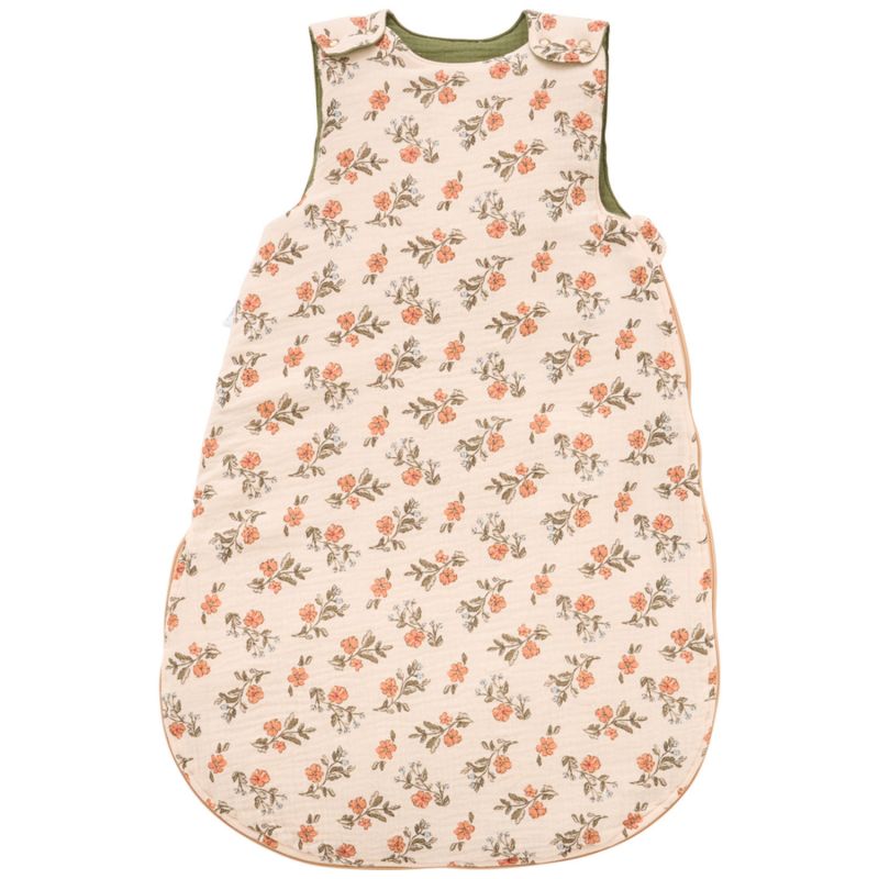 Gigoteuse gaze de coton imprimé fleurs et fougère (0-6 mois) BB & Co Produit 1