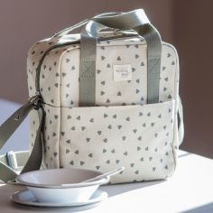 Sac isotherme biberons coeurs Poppy Mousse