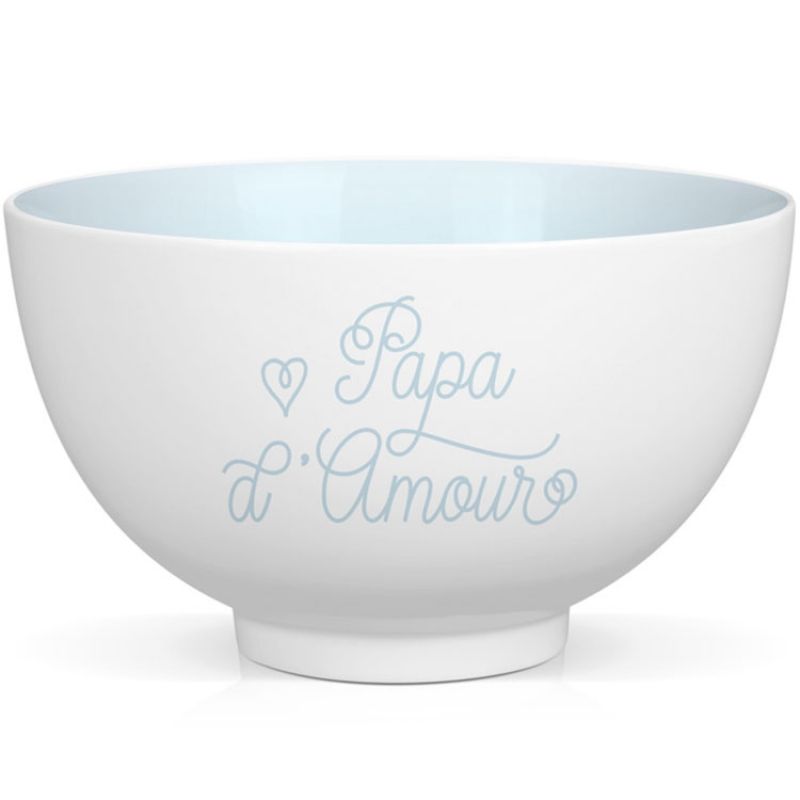 Bol en porcelaine Papa d'Amour Créa Bisontine