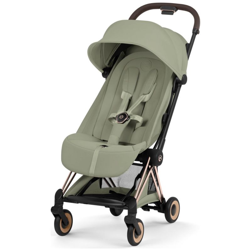 COŸA Style 2026 Poussette ultra-compacte et Châssis Rose Gold Sage Green Cybex Produit 1