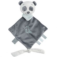 Doudou attache sucette panda Loulou (20 x 38 cm)  par Nattou