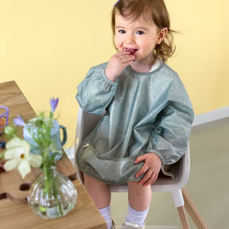 Lot de 2 bavoirs manches longues Tiny Team Chien Lässig Ambiance 2