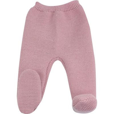 Pantalon en maille Rose (0-1 mois) Trois Kilos Sept
