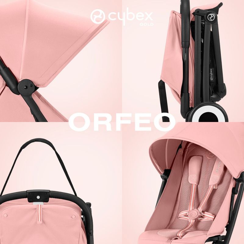 Poussette compacte Orfeo Candy Pink Cybex Ambiance 2
