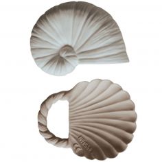 Lot de 2 jouets de dentition Ocean and Shell - Natruba