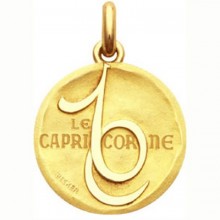 Médaille symbole Capricorne (or jaune 750°)  par Becker