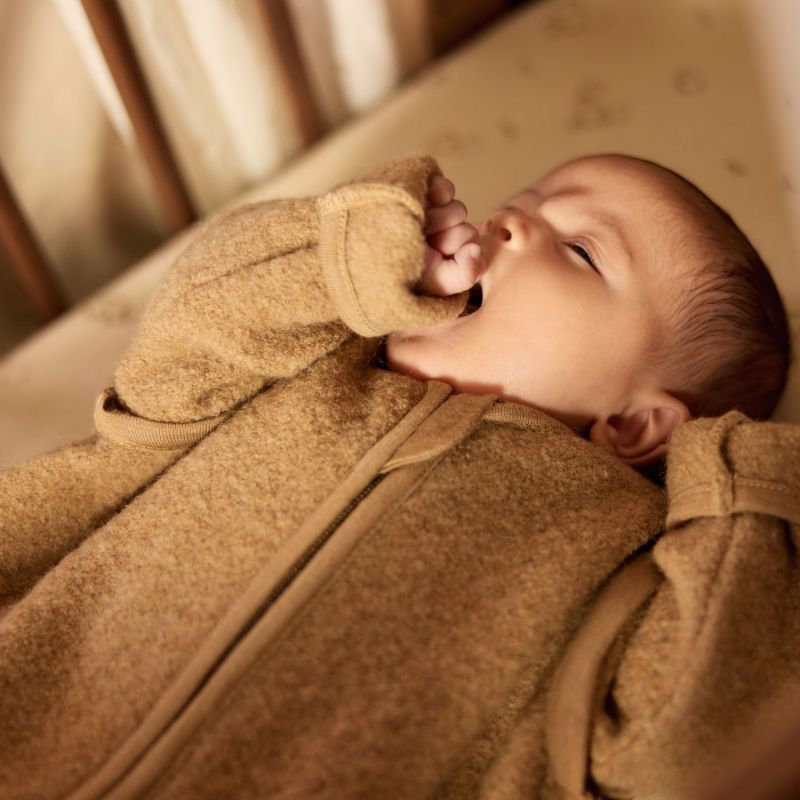 Gigoteuse à manches amovibles Merino Wool Felted Dark Hazel (6-18 mois) Jollein Ambiance 2