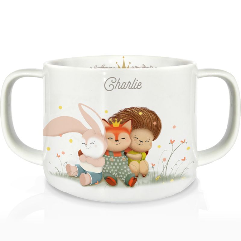 Tasse en porcelaine Câlin (personnalisable) Gaëlle Duval