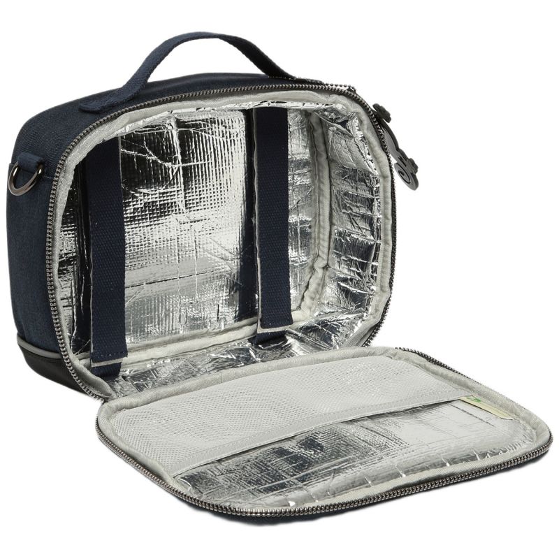 Sac isotherme Navy Orange Stitching Caméléon Produit ouvert 4