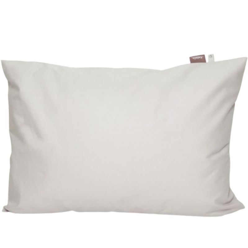 Taie d'oreiller en coton bio naturelle (40 x 60 cm) Kadolis