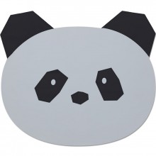 Set de table Aura panda gris  par Liewood