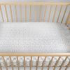 Drap housse pour berceau Little Bloom Fleurs Gris (120x60 cm) Pasito a pasito Ambiance 4