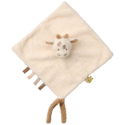 Doudou attache sucette Teddy Girafe Ecru Nattou