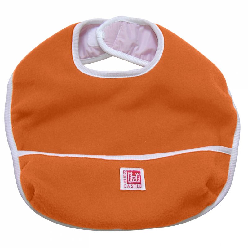 Bavoir polaire orange (6-18 mois) Red Castle